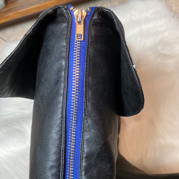 Bamboo Over the Knee Faux Leather Boots Size 6.5 - Picture 3 of 9